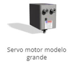 Servo motor modelo grande