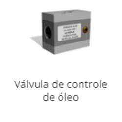 Válvula de controle de óleo