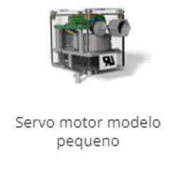 Servo motor modelo pequeno